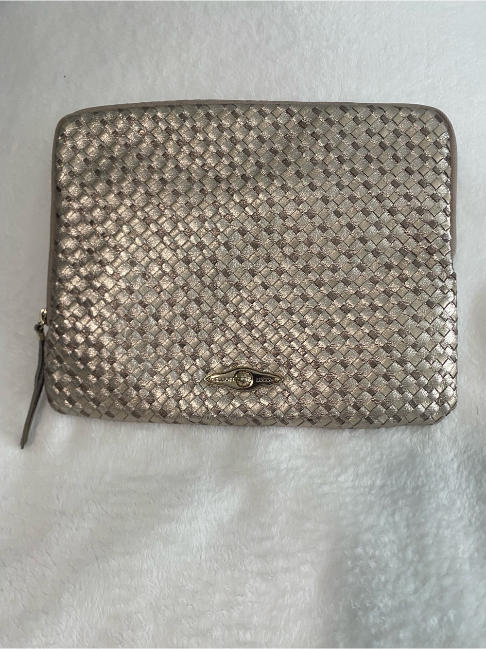 Elliott Lucca Metallic Woven Leather Case